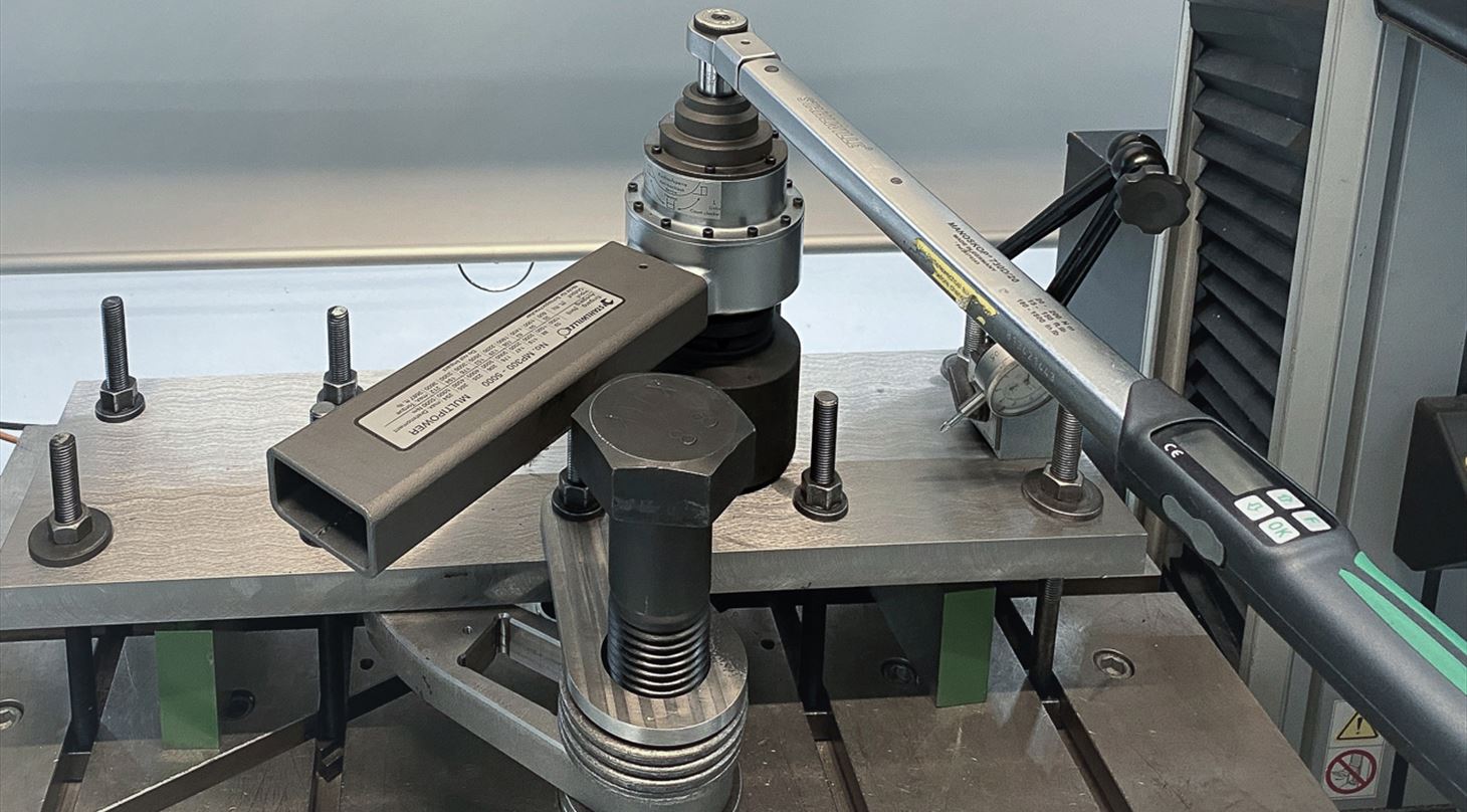 Test af bolt i opsp�nding